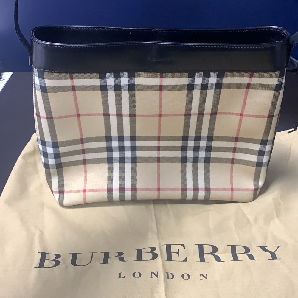 Authentic Burberry Checker Tote Bag